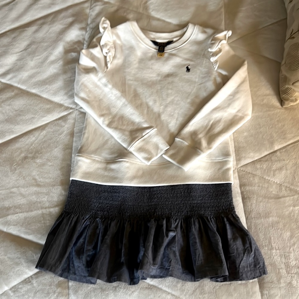 Polo Ralph Lauren Girls Fleece Sweatshirt dress